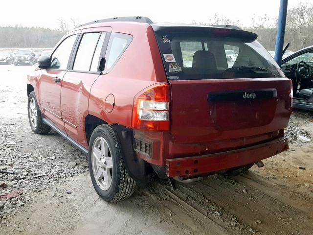 1J4NT4FB1AD506437 - 2010 JEEP COMPASS SP MAROON photo 3