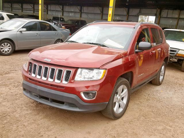 1C4NJDBBXGD779452 - 2016 JEEP COMPASS SP RED photo 2