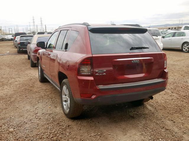 1C4NJDBBXGD779452 - 2016 JEEP COMPASS SP RED photo 3
