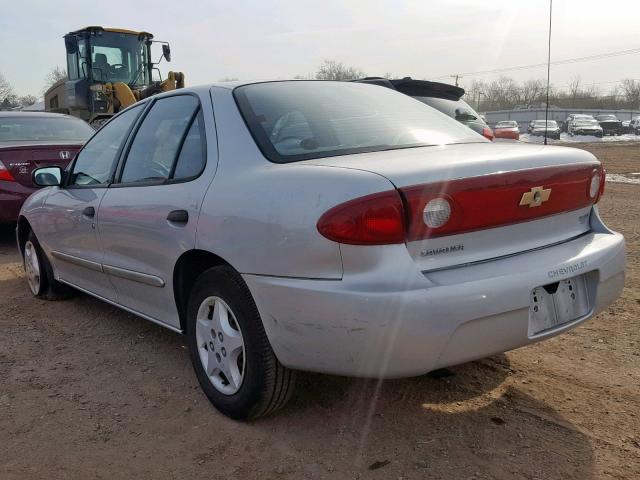 1G1JC52F547133725 - 2004 CHEVROLET CAVALIER SILVER photo 3