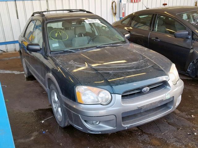 JF1GG68574H802930 - 2004 SUBARU IMPREZA OU GREEN photo 1