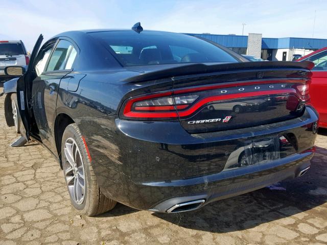 2C3CDXJG0JH210881 - 2018 DODGE CHARGER GT BLACK photo 3