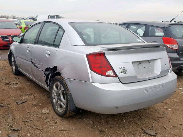 1G8AL52F63Z206444 - 2003 SATURN ION LEVEL SILVER photo 3