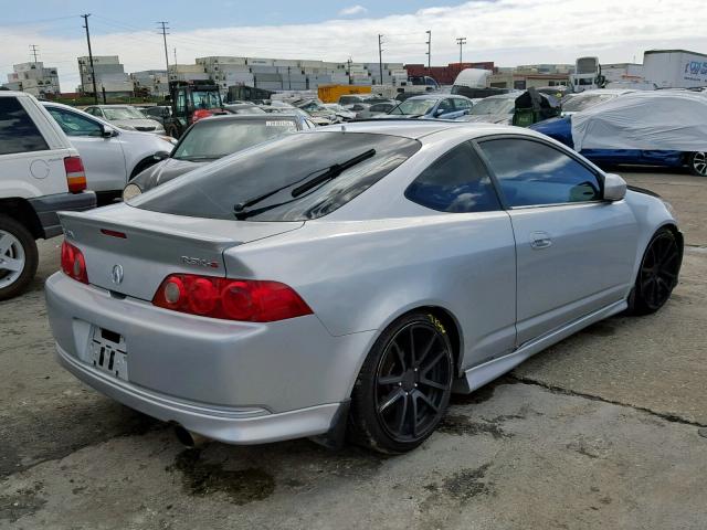 JH4DC53036S014908 - 2006 ACURA RSX TYPE-S SILVER photo 4