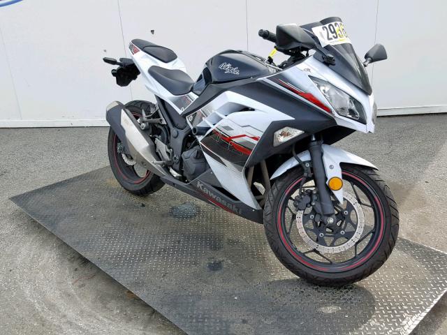 JKAEX8A12EA008880 - 2014 KAWASAKI EX300 A WHITE photo 1