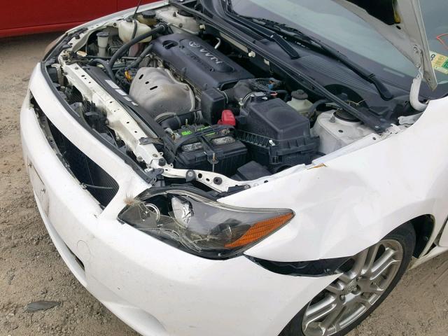 JTKDE167780272711 - 2008 TOYOTA SCION TC თეთრი ფოტო 9