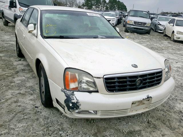 1G6KF5792YU274123 - 2000 CADILLAC DEVILLE DT WHITE photo 1