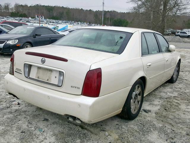 1G6KF5792YU274123 - 2000 CADILLAC DEVILLE DT WHITE photo 4