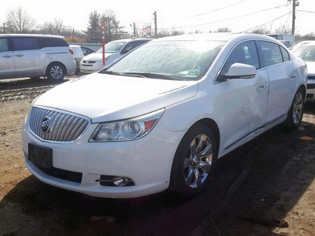 1G4GC5GG7AF153409 - 2010 BUICK LACROSSE C WHITE photo 2