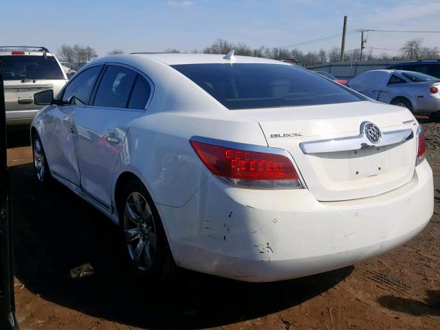 1G4GC5GG7AF153409 - 2010 BUICK LACROSSE C WHITE photo 3