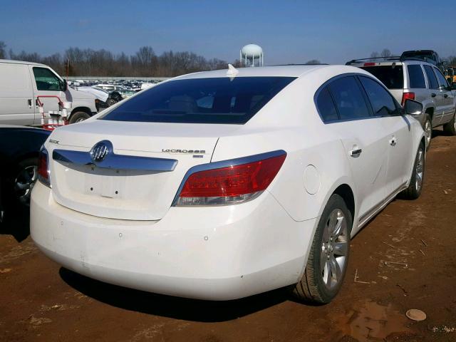 1G4GC5GG7AF153409 - 2010 BUICK LACROSSE C WHITE photo 4