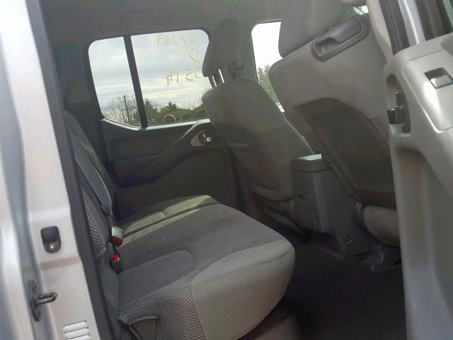 1N6AD0EV5AC438362 - 2010 NISSAN FRONTIER C SILVER photo 6