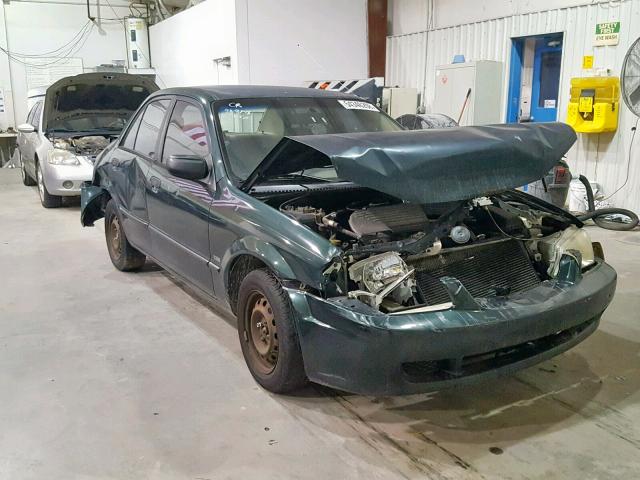 JM1BJ2221Y0239875 - 2000 MAZDA PROTEGE DX GREEN photo 1