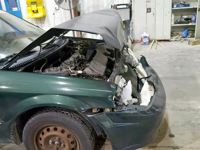 JM1BJ2221Y0239875 - 2000 MAZDA PROTEGE DX GREEN photo 9