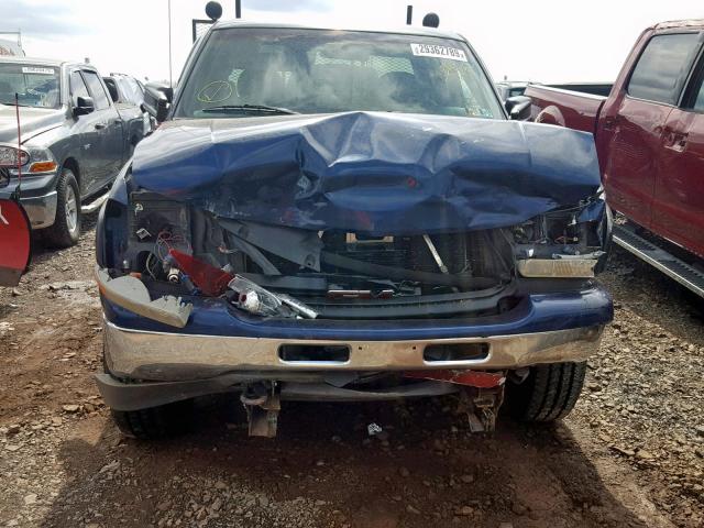 1GTGK29U3XE541633 - 1999 GMC NEW SIERRA BLUE photo 9