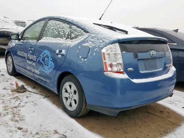 JTDKB20U363147812 - 2006 TOYOTA PRIUS BLUE photo 3