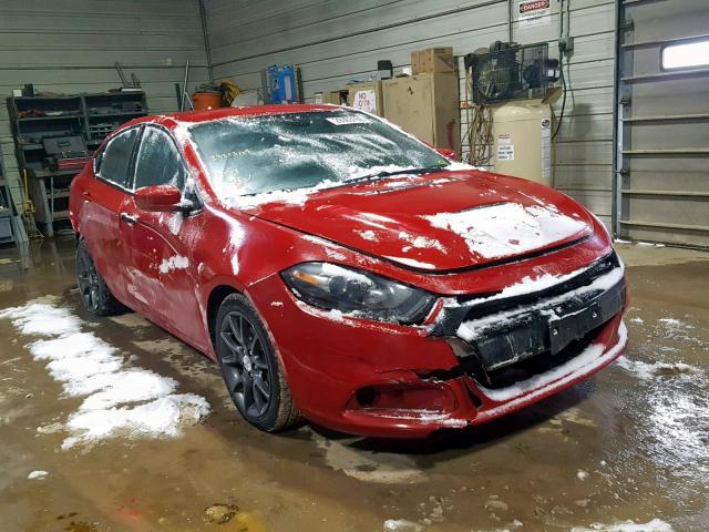 1C3CDFFH7GD796139 - 2016 DODGE DART SXT S RED photo 1