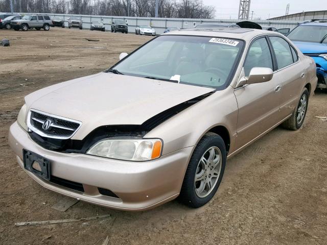 19UUA5669YA063306 - 2000 ACURA 3.2TL GOLD photo 2