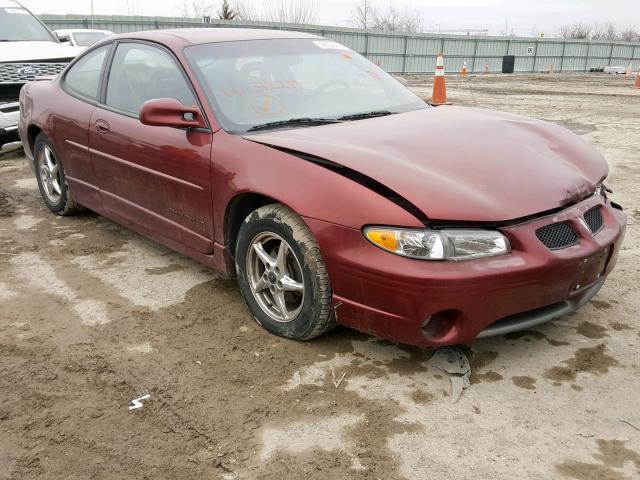 1G2WP12K1YF312299 - 2000 PONTIAC GRAND PRIX MAROON photo 1