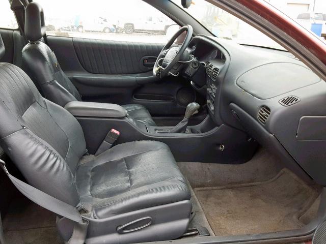 1G2WP12K1YF312299 - 2000 PONTIAC GRAND PRIX MAROON photo 5