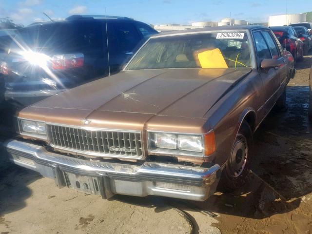 1G1BN69H2GX148456 - 1986 CHEVROLET CAPRICE CL BROWN photo 2