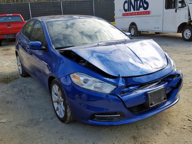 1C3CDFBA8DD148202 - 2013 DODGE DART SXT BLUE photo 1