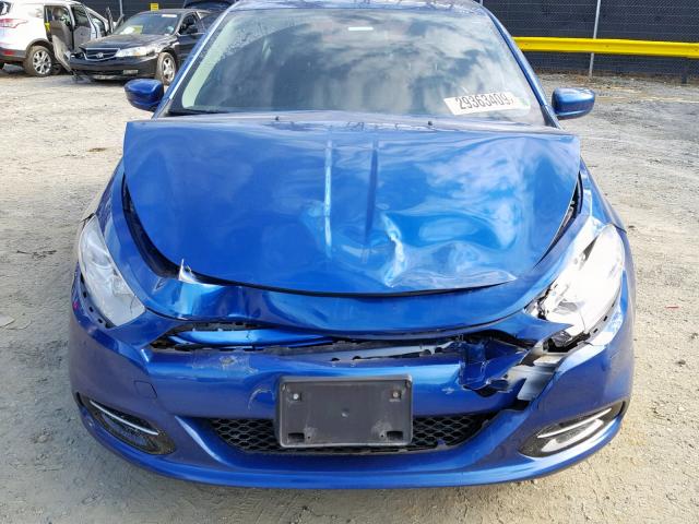 1C3CDFBA8DD148202 - 2013 DODGE DART SXT BLUE photo 9