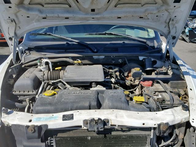 1B7HL2AN41S252825 - 2001 DODGE DAKOTA QUA WHITE photo 7