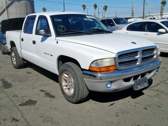 1B7HL2AN41S252825 - 2001 DODGE DAKOTA QUA WHITE photo 9