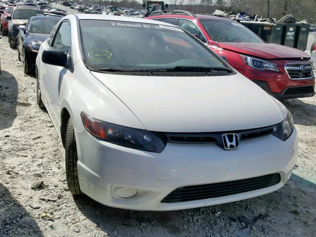 2HGFG11286H527852 - 2006 HONDA CIVIC DX WHITE photo 1