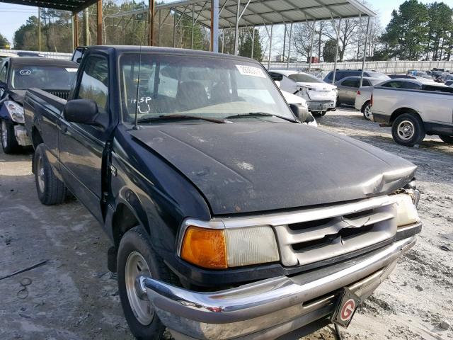 1FTCR10A6TUD12886 - 1996 FORD RANGER BLACK photo 1