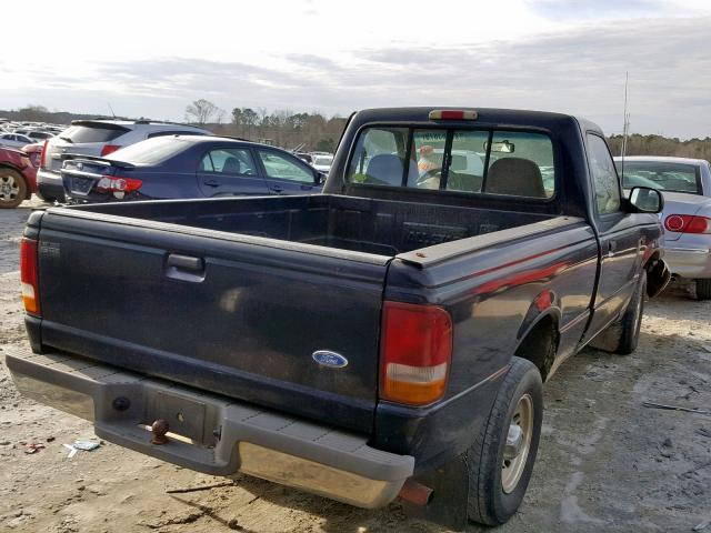 1FTCR10A6TUD12886 - 1996 FORD RANGER BLACK photo 4