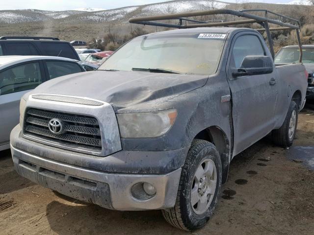 5TFKV52137X002081 - 2007 TOYOTA TUNDRA GRAY photo 2