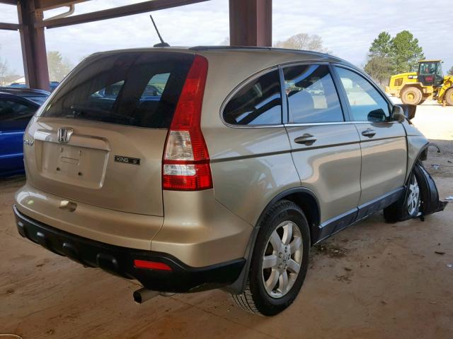 5J6RE48788L034161 - 2008 HONDA CR-V EXL GOLD photo 4