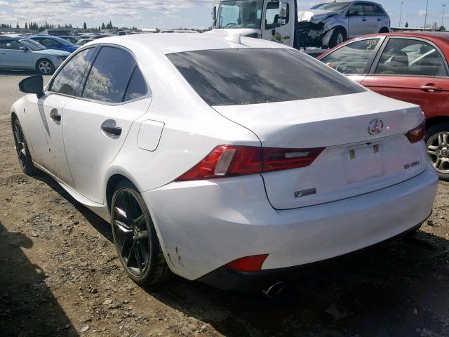 JTHBF1D25F5066269 - 2015 LEXUS IS 250 WHITE photo 3