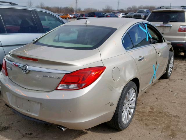 2G4GS5EV4D9250455 - 2013 BUICK REGAL PREM GOLD photo 4