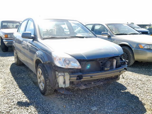 KNADE123566089809 - 2006 KIA RIO BLUE photo 1