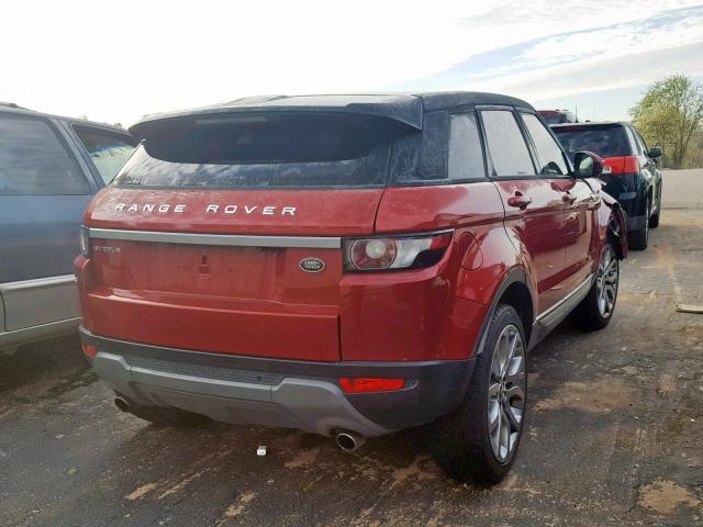 SALVR2BG4EH946072 - 2014 LAND ROVER RANGE ROVE RED photo 4