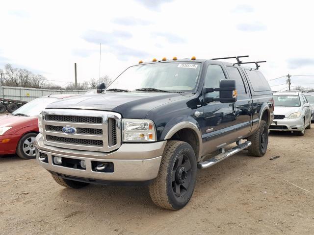 1FTWW31P47EA06791 - 2007 FORD F350 SRW S BLACK photo 2