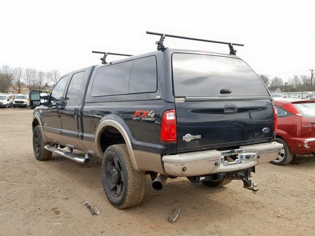 1FTWW31P47EA06791 - 2007 FORD F350 SRW S BLACK photo 3