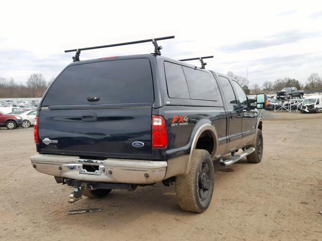 1FTWW31P47EA06791 - 2007 FORD F350 SRW S BLACK photo 4