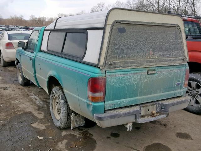 1FTCR10U2PPA51027 - 1993 FORD RANGER GREEN photo 3