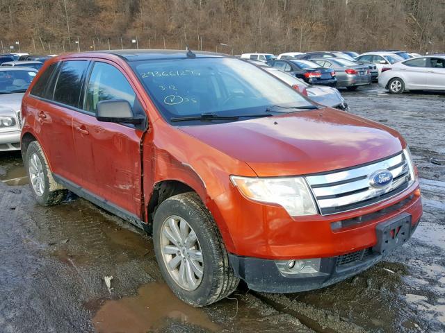 2FMDK48C47BA63849 - 2007 FORD EDGE SEL ORANGE photo 1