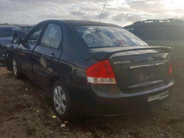 KNAFE122175467387 - 2007 KIA SPECTRA EX BLACK photo 3