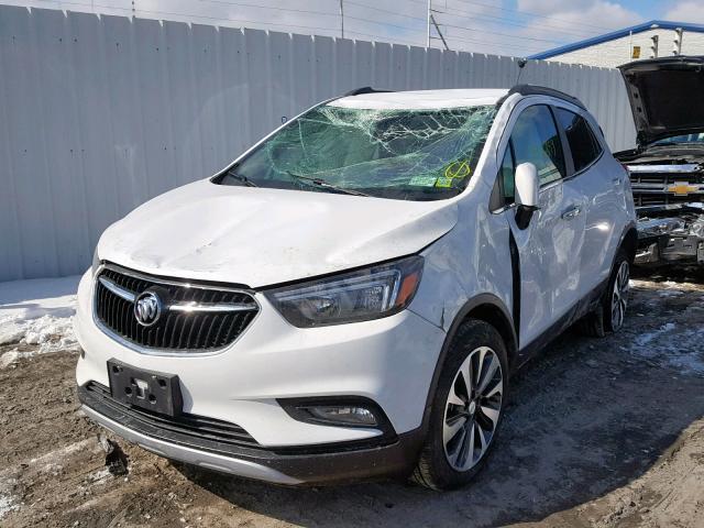 KL4CJFSB9HB179452 - 2017 BUICK ENCORE PRE WHITE photo 2