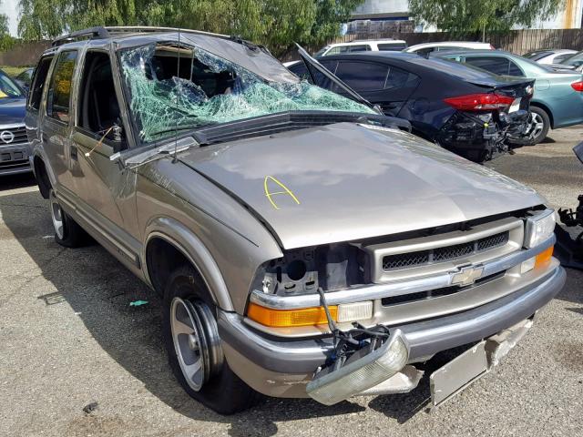 1GNCS13W7Y2389790 - 2000 CHEVROLET BLAZER TAN photo 1