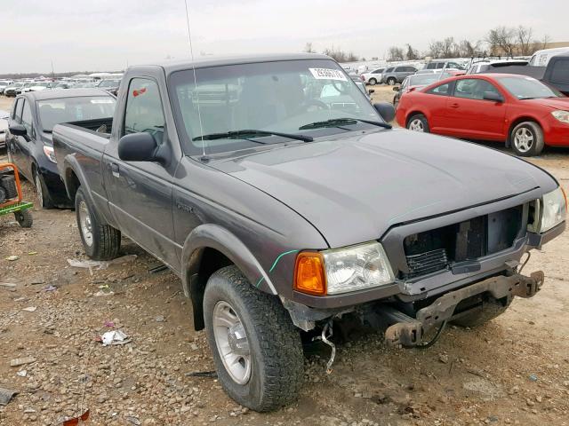 1FTYR10UX4PA99893 - 2004 FORD RANGER GRAY photo 1