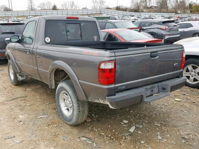 1FTYR10UX4PA99893 - 2004 FORD RANGER GRAY photo 3