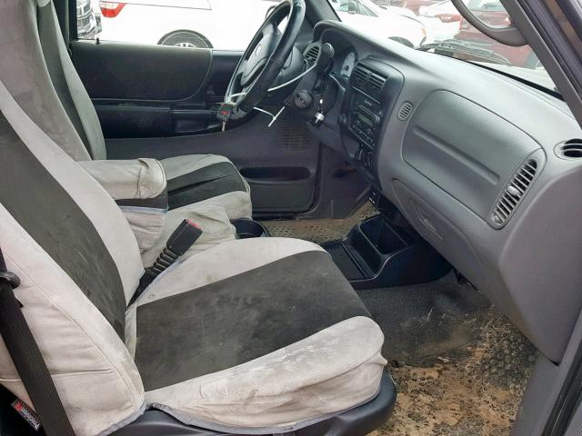 1FTYR10UX4PA99893 - 2004 FORD RANGER GRAY photo 5