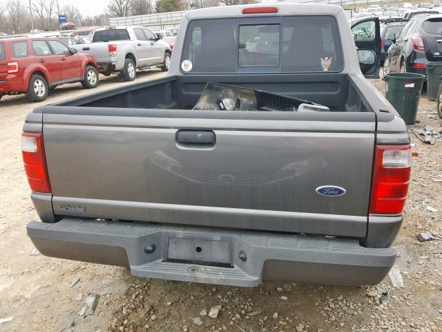 1FTYR10UX4PA99893 - 2004 FORD RANGER GRAY photo 6